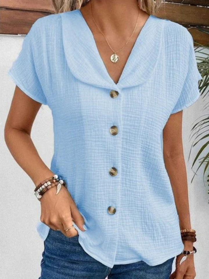 CLARISSA | CLASSIC BUTTON-UP BLOUSE