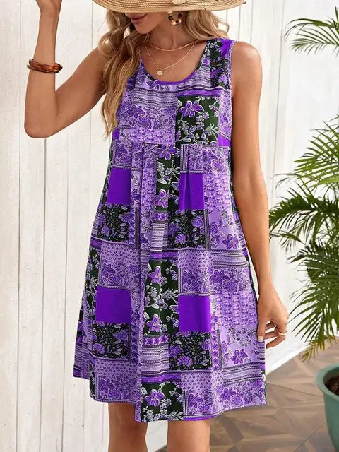 SHAINA | ELEGANT A-LINE DRESS WITH TUMMY COVERAGE
