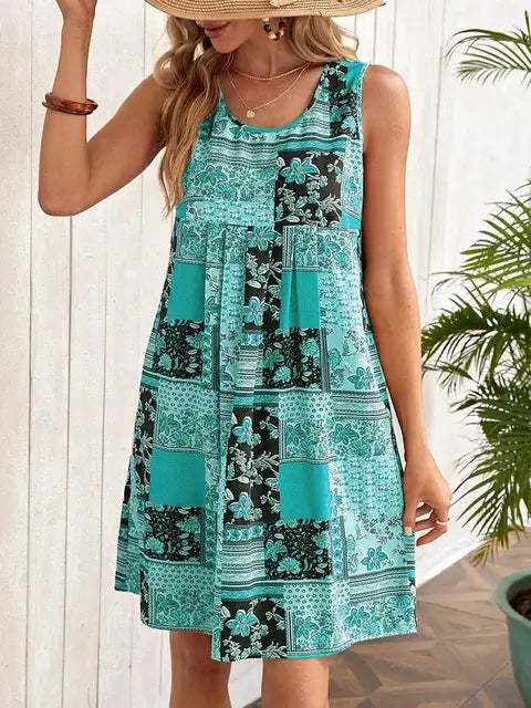SHAINA | ELEGANT A-LINE DRESS WITH TUMMY COVERAGE