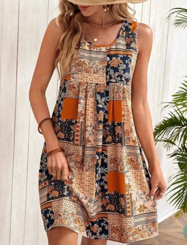 SHAINA | ELEGANT A-LINE DRESS WITH TUMMY COVERAGE