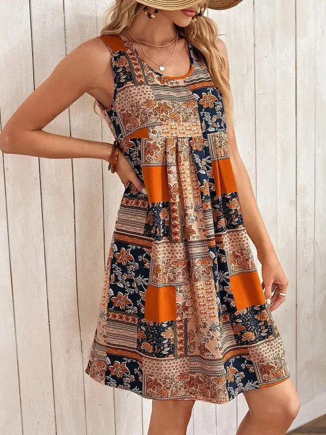 SHAINA | ELEGANT A-LINE DRESS WITH TUMMY COVERAGE